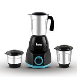 Warmex 500W Mixer Grinder with 3 Jars + 2 Years Warranty, Powerful Motor for Efficient Grinding & Blending, Durable & Versatile Kitchen Appliance, Ideal for Home Cooking Needs, Reliable Performance