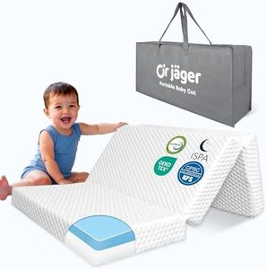 OR Jäger Dual-Sided Pack and Play Mattress 38"x26", Double-Layer Pack N Play Mattresses for Baby Toddler with Waterproof Washable Breathable Cover, Portable Mini Mattress for Playpen