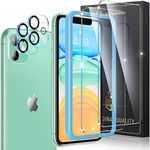 UniqueMe 2 Pack for iPhone 11 Privacy Screen Protector, [Automatic Dust Removal] 6.1 inch 9H Full Coverage Tempered Glass Flim Anti-Spy Bubble-Free Case Friendly