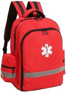 First Aid Backpack Bags Empty First Responder Bag for Trauma Medical Trauma Bag Medication Safety Backpack Rec Travel Paramedic Bag for First Responder Organizer case EMS EMT for Nurse(bag only)