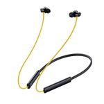 realme Buds Wireless 3 In Ear Bluetooth Headphones,30dB ANC, Spatial Audio,13.6mm Dynamic Bass Driver,Upto 40 Hours Playback, Fast Charging, 45ms Low Latency for Gaming,Dual Device Connection (Yellow)