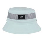 New Balance Men's and Women's Unisex Lifestyle Bucket Hat, One Size, Light Surf