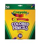 CRAYOLA Colored Pencils Art Tools 50 Count Perfect for Art Projects and Adult Coloring