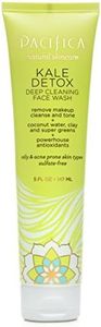 Pacifica Beauty Kale Detox Deep Cleansing Face Wash, Daily Facial Cleanser for Oily & Blemish Prone Skin Types, 5 Oz