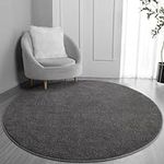 FlyDOIT Round Area Rugs for Bedroom