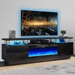 oneinmil 70" Fireplace TV Stand, En