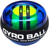 Self-starting Wrist Strength Ball Wrist and Forearm Exerciser Gyroscope Decompression Wrist Strength Ball for Strengthening Arm, Wrist, Fnger Strength and Flexibility