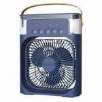FANDAMEI Portabel Nail Drill Portable Air Conditioners - Small AC Quiet Personal Air Cooler, USB Powered Mini Desktop Cooling Misting Fan, 1 | 2 | 3 Timer with 3 Speeds for Office, Home, Room, Desk and Car (B - Multi)