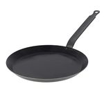 de Buyer Blue Steel Crepe Pan, Steel, 9.5 Inch