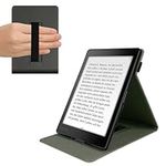 kwmobile Cover Compatible with Kobo Aura ONE - Case with Strap + Stand - Rose Gold