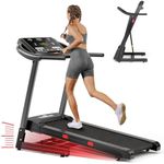 THERUN Incline Treadmill, 0-12% Aut