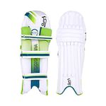 KOOKABURRA Unisex Youth Kahuna 4.1 Batting cricket pads, White, Youths Right Hand UK