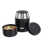 Food Thermos,20Oz Vacuum Insulated Stainless Steel Lunch Containers, Wide Mouth Soup Flask for Hot Food, Leak Proof Food Jar for School Office Travel