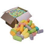 Multi Colour EcoFlo Biodegradable Packing Peanuts Box (127L = 5 cu/ft) Eco Friendly Packaging Filler