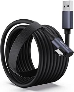 Stouchi Link Cable 5M Compatible with Meta/Oculus Quest3/Quest2/Pro,PICO 4 Steam VR,Stouchi Virtual Reality Headset Cable Long High Speed PC Transfer Fast Charging USB 3.0 to USB C Cable Black