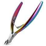 BEZOX Cuticle Nipper, Professional Cuticle Cutter - Stainless Steel Cuticle Scissor Trimmer for Remove Dead Skin - Durable Pedicure Manicure Tools Cuticle Clippers for Fingernails and Toenails