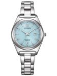 Citizen Women's Analogue Eco-Drive Watch with Titanium Strap EW2601-81M