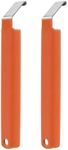 7 Inches Vinyl Siding Removal Tool with Extra Long Handle - Premium Vinyl Siding Tools & Repair Kit for Damage-Free Panel Adjustments (Orange)