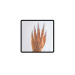 Danshinbow Gothic Vintage Witch Finger Nails Tip Claw Bracelet Hollow Bracelet Claw Chain Ring with Finger Nails for Costume Ball Cosplay (Silver)
