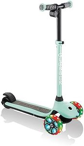 Globber E Motion 4 Plus - 3 Wheel Electric kids Scooter - from 6 Years Plus - Dual Braking System - 2 Year Warranty (Mint)