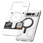 Spigen OneTap MagFit Magnet Ring Adapter for MagSafe Stickers, Wireless Charging Conversion EZ-Kit for MagSafe, Compatible with iPhone, Galaxy, Xiaomi, Pixel etc- Carbon