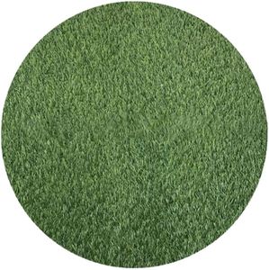 HANABASS Artificial Grass Mat Round Fake Turf Tiles Realistic Grass Rug Circular Carpet Outdoor Indoor Area Rug Synthetic Runner Soft
