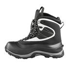 Baffin Men's Yoho Snow Boots, Black/Silver, 11 M US