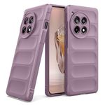 Amazon Basics Back Case Cover for OnePlus 12R 5G (Silicone_Lavender)