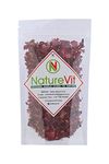 NatureVit Dried Rose Petals, 100g | Dry Gulab Patti 100gm | 100% Edible | Sun-Dried | Herbal Tea | Rich In Vit - C | For Beautiful Hair & Skin | Natural Colors, Decoration for Jam, Food, Sweets, Chikki and Dry Fruit, Making Rose Water, Tea