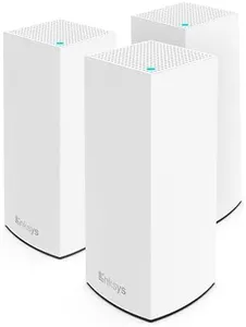 Linksys Atlas Pro 6 WiFi Router - AX5400 WiFi 6 Router - Dual-Band Mesh WiFi System -WiFi 6 Mesh Routers for Wireless Internet-Mesh Wireless Router - Connect 90+ Devices, 8,100 sq ft,MX5503 3-Pk,White