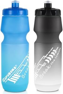 GIFUBOWA Mtb Bike Water Bottle 750ml Squeeze Bicycle Mountain Bottles 24 OZ Design for Cycling Riding, Running Outdoor Sports 2 Pack