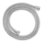 GROHE VitalioFlex Metal - Shower Hose 1.5 m, (Tensile Strength 50 kg, Pressure Resistance Up to 5 Bar, Heat Resistance 70°C, Universal Connection G 1/2'' x 1/2''), Chrome, 22108000