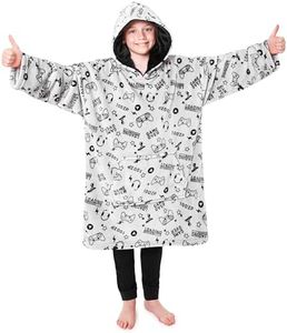 CityComfort Sudadera Niño Divertida - Sudadera Manta para Niños (Gris)