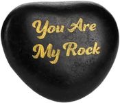 Sentimental Gifts for Husband Wife - You Are my Rock, Engraved Rocks - Best Friend Birthday Gifts for Women Men - Romantic Gifts for Her - Valentines Day Gifts for Him - Gifts for Girlfriend Boyfriend