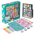 Fashion Angels Squishmallows Journal Set - Includes Activity Journal, Squishmallows Stickers, Erasers, 6 Gel Pens and More- Join The Squish Squad - Cute Stationery Set - Ages 6 and Up