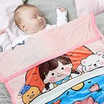 MOM CARE Fleece Winter Blanket for Newborn Baby Soft Warm Fluffy Cozy Double Layered Pack of 1 Light Pink for 0-2 Years