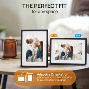 Skylight 15-Inch Digital Photo Frame – WiFi Smart Display