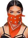 Love My Fashions® Paisley Bandana Cotton Scarf - Cowboy & Cowgirl Neck Scarf Accessories for Men and Women Square Neckerchief