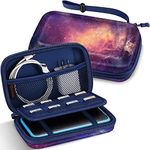 Fintie Carrying Case for Nintendo 2DS XL/New 3DS XL LL, Protective Hard Shell Portable Travel Cover Pouch for New 3DS XL LL/New 2DS XL Console with Slots for Games & Inner Pocket (Galaxy)