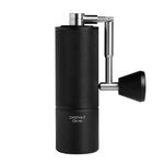 TIMEMORE Chestnut C3S PRO Manual Coffee Grinder, Stainless Steel S2C Conical Burr Coffee Grinder with Foldable Handle, Adjustable Grind Setting for Espresso to French Press -Black