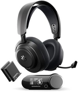 SteelSeries Arctis Nova Pro Omni Hi-Res Wireless Gaming Headset - Graphite | 96kHz/24bit, ANC, ClearCast Pro Mic, AI Noise Rejection, Mobile App, Mix 2.4GHz + BT, OmniPlay PC+PlayStation+Xbox