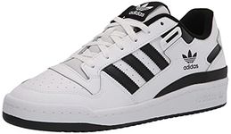 adidas Originals Men's Forum Low Shoes SNEAKERS, white/white/black, numeric_11_point_5