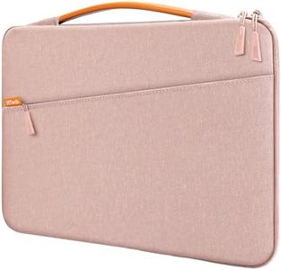 JETech Laptop Sleeve for 15-Inch MacBook Air M2 A2941, 15-Inch MacBook Pro A1990 A1707, Waterproof Bag Case with Portable Handle and Pocket, Compatible with 15 Inch Notebook (Rose Gold)