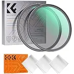 K&F Concept 82mm Black Diffusion 1/4 & 1/8 Filters Kit Mist Cinematic Effect Filters Set with Multi-Layer Coated for Camera Lens - K Series