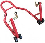 Xtron Bikewear Universal Rear Standard Fork Motorcycle Motorbike Bike Paddock Wheel Stand Lift, Red