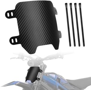 XINGWU Front Number Plate for Ebike Durable ABS Plate Dirt Bike Plate Replacement for Surron Light Bee Ridstar Q20 Tutti Soleil 01 Talaria Sting MX3 MX4 MX5 Super73 E Ride Pro Carbon Fiber Style