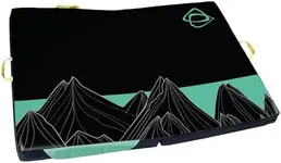 Asana Hero ‘Mountain’ Bouldering Crash Pad - Deluxe Suspension, Triple Layer Dual Density Foam Structure, Heavy Duty Nylon - Premium Rock Climbing Crash Mat (48 x 36 x 4)