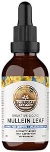 Mullein Leaf Extract for Lungs - Made in UK - 60,000mg High Strength Liquid Mullein Leaf - Mullein Drops