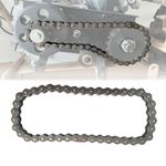 QYMOTO CT200U CT200U-EX Chain Front Jackshaft 420 Chain 42 Links with Master Link for Coleman Mini Bike Chain CT200U-EX BT200X MB200 MB165 Axis M200