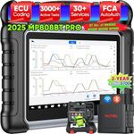 Autel MaxiPRO MP808BT PRO Diagnostic Scanner, 2-Year Updates, 2025 New Android 11.0, Advanced ECU Coding as MS906 PRO MP900BT, Upgraded of MP808S DS808 MS906, 3000+ Active Test, 30+ Services
